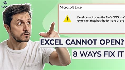 2023 8 Ways To Solve Excel Cannot Open Because The File Format Or