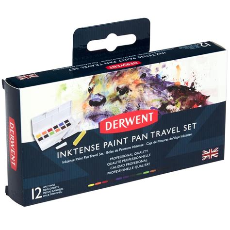 Derwent Inktense Paint Pan Travel Set