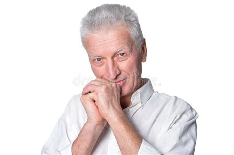 Handsome Senior Man Close Up Stock Photo Image Of Health Lifestyle