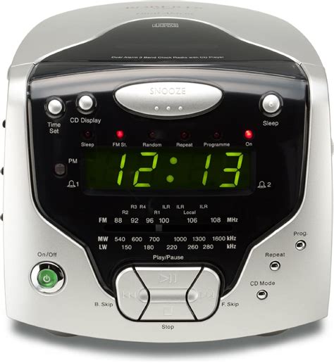 Roberts Radios 3 Band Dual Alarm Stereo Clock Radio With Cd Player Cd