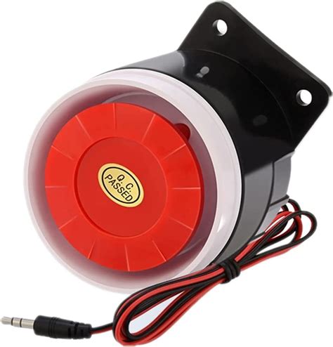 allarme sirena clacson 120db dc 12v mini sistema di allarme acustico per sirena con filo rosso