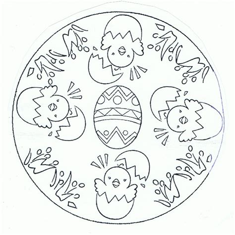 Easter Mandala Coloring Pages at GetColorings.com | Free printable
