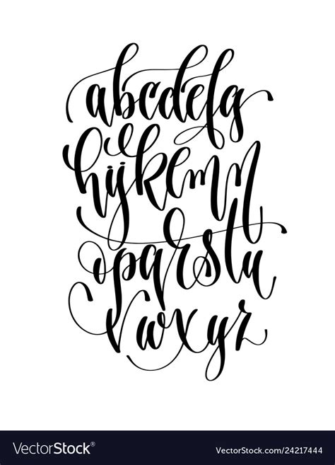Lettering Alphabet - Letter