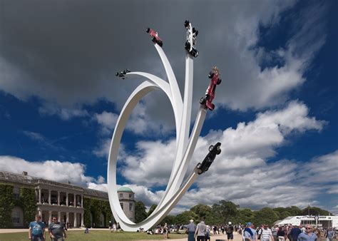 As With Judahs Previous Works For Goodwood The Sculpture Towers Above