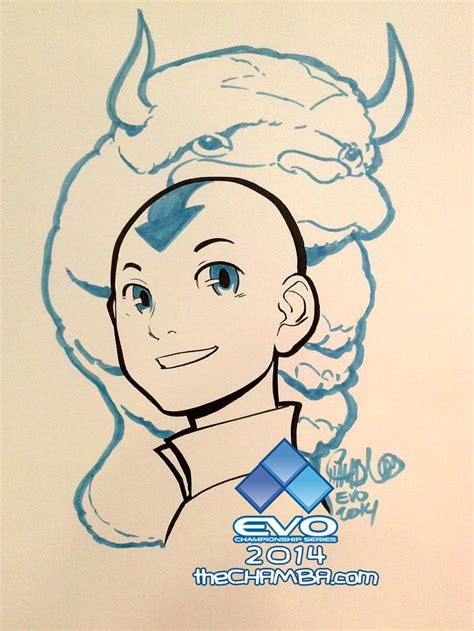 Evo 2014 09 Aang And Appa By Thechamba On Deviantart Aang Avatar