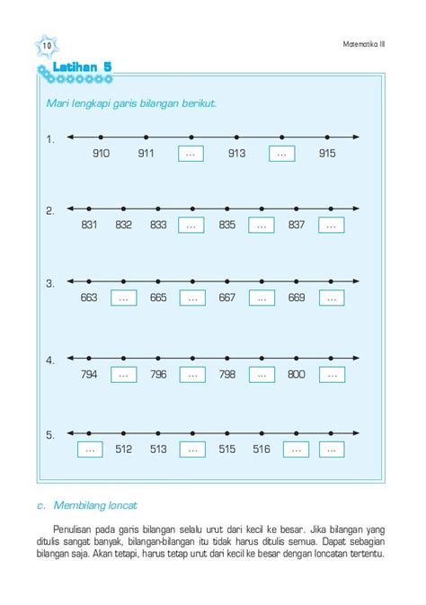 Latihan Soal Matematika Kelas 6 Garis Bilangan Riset