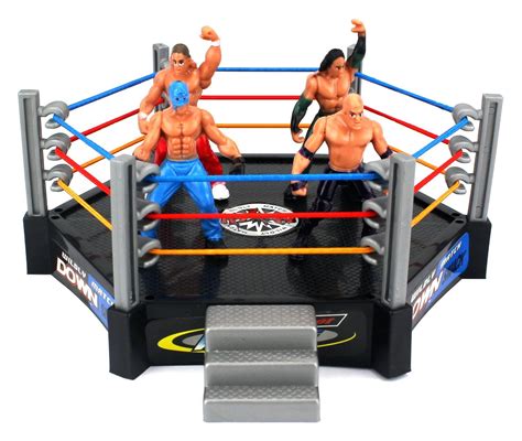 Vt Super Rumble Wrestling Toy Figure Play Set W Ring Toy Figures Accessories Ph