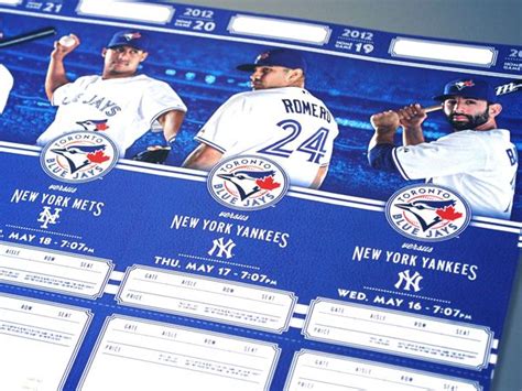 Toronto Blue Jays 2012 Season Tickets By Dave Rodgers Via Behance