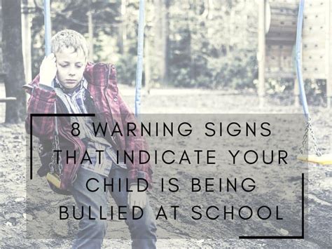 8 Warning Signs That Indicate Your Child Is Being Bullied At School