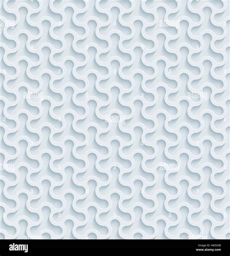 Neutral Light Gray Seamless Pattern With 3d Effect Tileable Vector