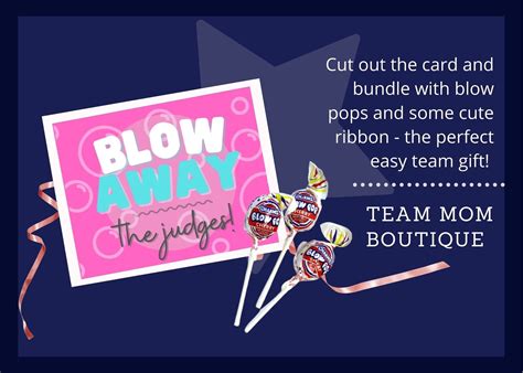 Cheer Printables Team T Ideas Blow Away The Judges Etsy