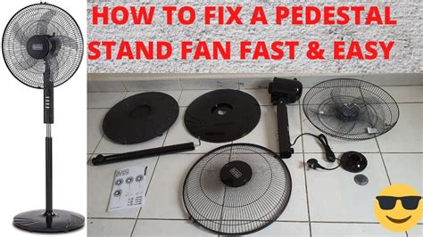 Pedestal Fan Assembly Easy Method Youtube