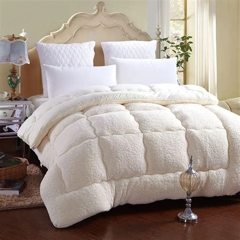 Winter Quilt Warm Thick Quilt Comforter Blanket Duvet Soft Warm Australia Berber Fleece Cashmere