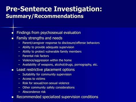 Ppt Specialized Assessment Of Juvenile Sex Offenders Powerpoint