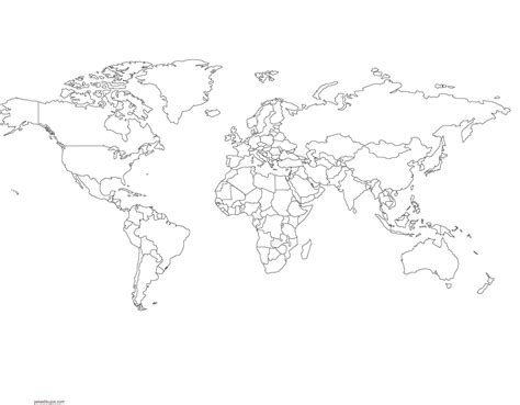Mundi Mapamundi Planisferio Continentes Pintar Coloringcity Weltkarte