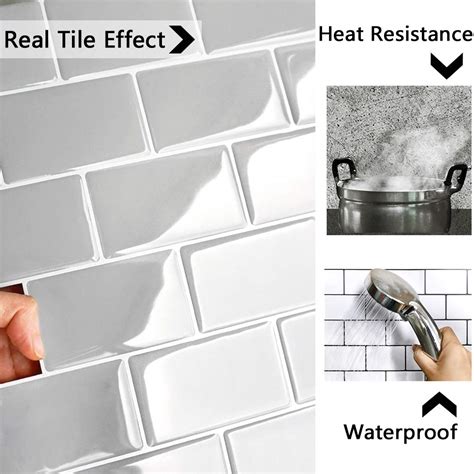 Buy Yoillione Upgrade Thicker Peel And Stick Wall Tiles Backsplash For