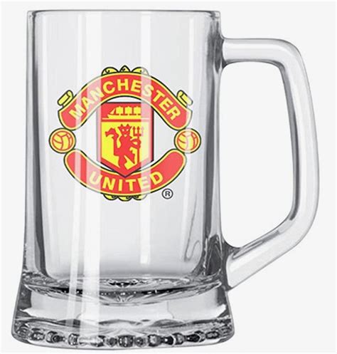 Manchester United Licensed Beer Mug Etsy