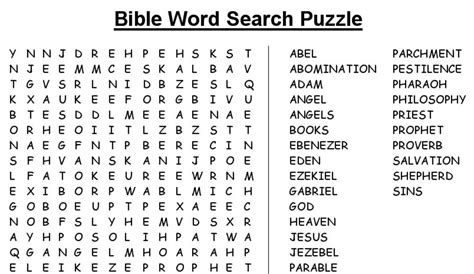 Bible word search have fun with our free, bible word search puzzles! Bible Word Search Printables | HubPages