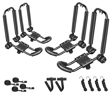 Buy Drsports Two Pairs Universal Foldable J Bar Kayak Rack Folding Car