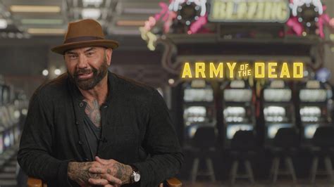 Dave Bautista Zack Snyder Preview Army Of The Dead