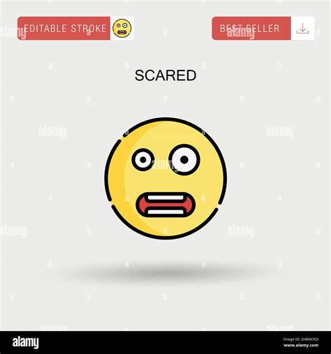 Scared Face Woman Stock Vector Images Alamy