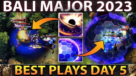Dota 2 Best Plays Of Bali Major Group Stage Day 5 Final Day Youtube