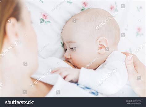 Mother Breastfeeding Her Baby Boy Stock Photo 284778119 Shutterstock