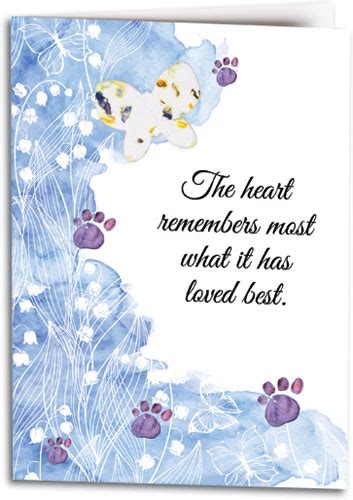 Veterinary Sympathy Folding Cards For The Loss Of A Pet SmartPractice