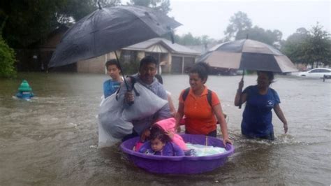 Houston Floods Catastrophic Flooding From Harvey To Worsen Bbc News