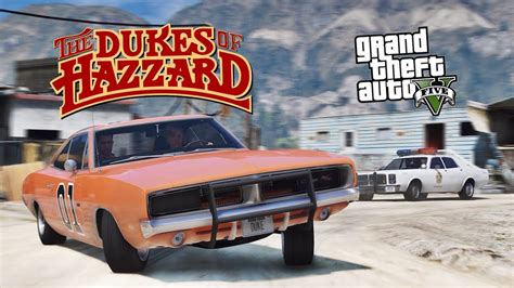 Gta 5 Movie Action Chasing Dukes By Hazzard Police The Dukes Of