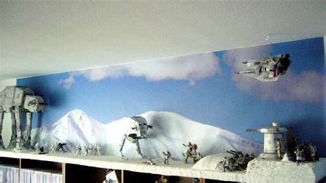 Star wars custom diorama 3d printed walls diy set 1 | ebay. Star Wars diorama: The Battle of Hoth by in 2020 | Star ...