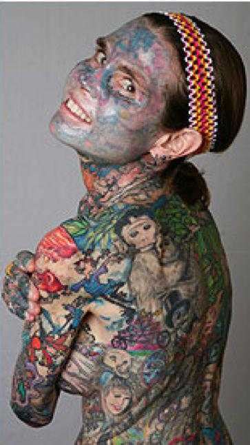 Check spelling or type a new query. Most tattooed woman wins Guinness World Record | Closer