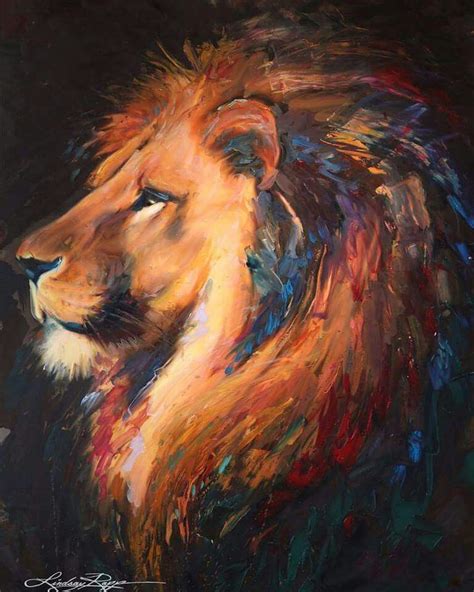 Pin de R Alonso Carvajal en Amazing Pintura de león Pinturas Arte