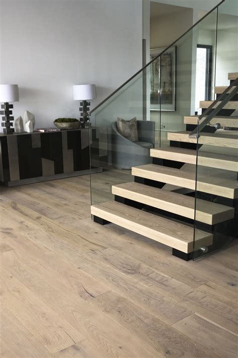 American White Oak Custom Milled Steps For A Floating Staircase 3 12