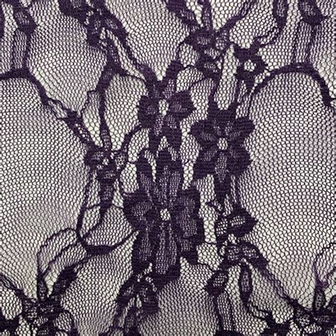 Deep Purple Floral Stretch Lace 94172 Discount Fabrics