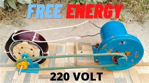 How To Make 220v Free Energy Generator 1100 Watt New Experiment Of Self