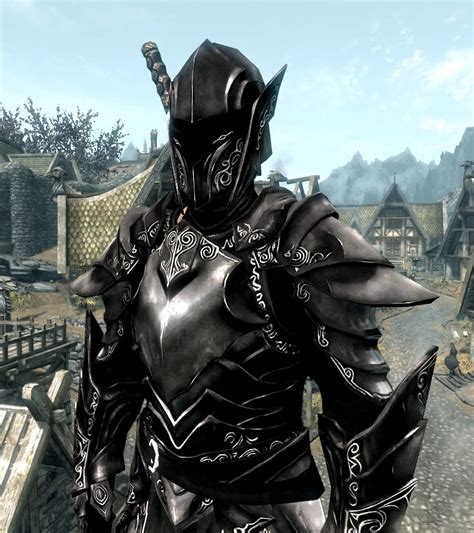 Amazing Ebony Armor Redone At Skyrim Nexus Mods And Community