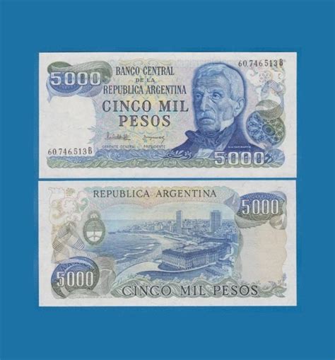 Jual Argentina 5000 Pesos 1977 Unc Di Lapak Antique Numismatica Bukalapak