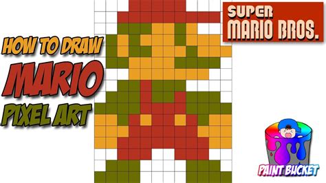 How To Draw Super Mario Bros Smb Pixel Art Sprites Drawing Images