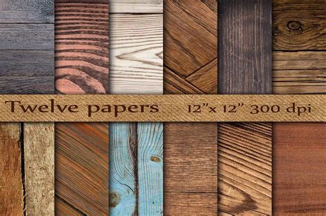 Wood Digital Paper By Twelvepapers