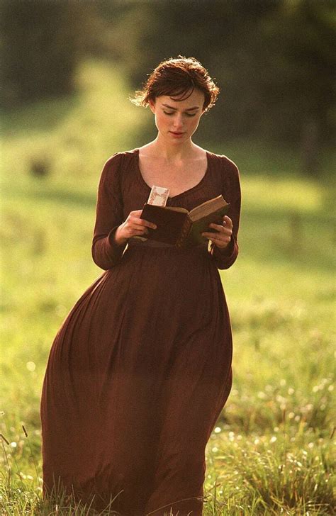 Keira Knightley As Elizabeth Bennet In The Production Of Pride Prejudice Once Upon A