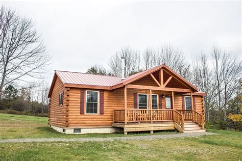 Riverwood Prefab Certified Modular Cabin Small Log Homes Modular Log
