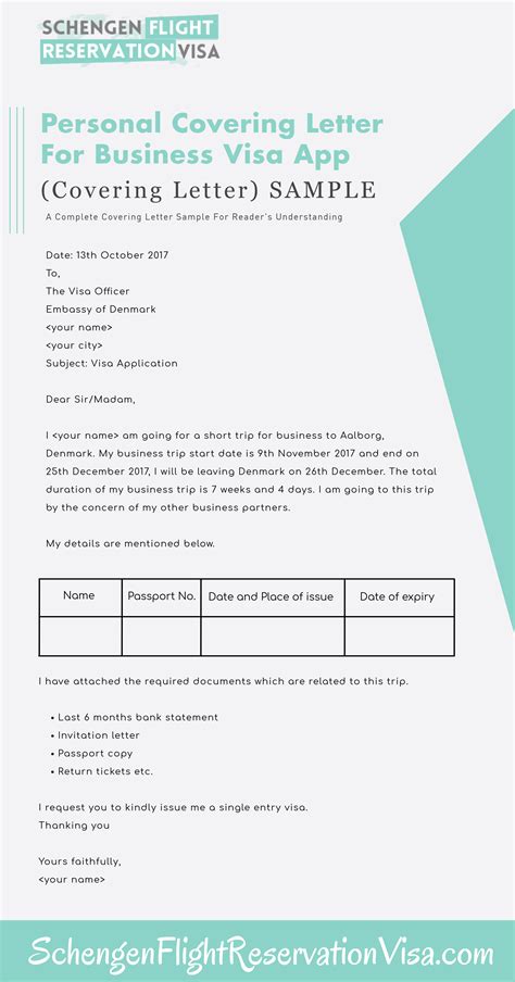 Letters of invitation can be formal or informal depending on the situation and who we are writing to. Personal Covering Letter Guide and Samples For Visa ...