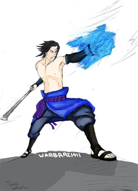 Sasuke Watercolor By Warbaaz1411 On Deviantart