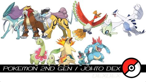 Pokemon 2nd Gen Johto Dex Youtube
