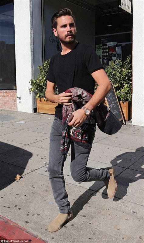 scott disick steps out amid celebrity big brother uk rumours chelsea boots men outfit scott