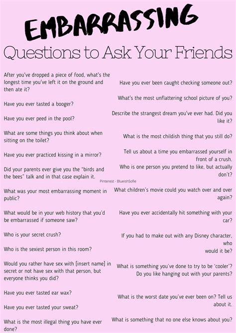 embarrassing questions this or that questions truth or dare questions good truth or dares
