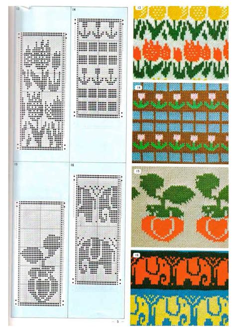 1973 vintage bookpattern library for punch card knitters etsy knitting machine patterns