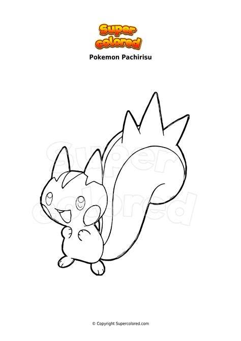 Coloring Page Pokemon Pachirisu