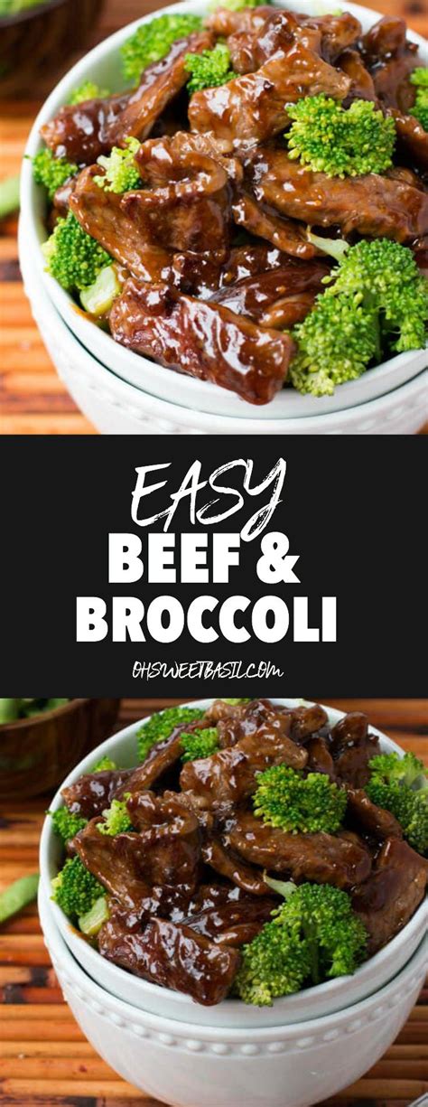Make this easy beef and broccoli at home in under thirty minutes! Easy Beef and Broccoli | Recipe | Easy beef, broccoli, Beef, Beef recipes